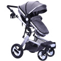 La poussette de bébé High Landscape peut s&#39;asseoir et s&#39;allonger portable pliante bidirectionnelle à quatre roues amortisseur pour enfants poussette de bébé